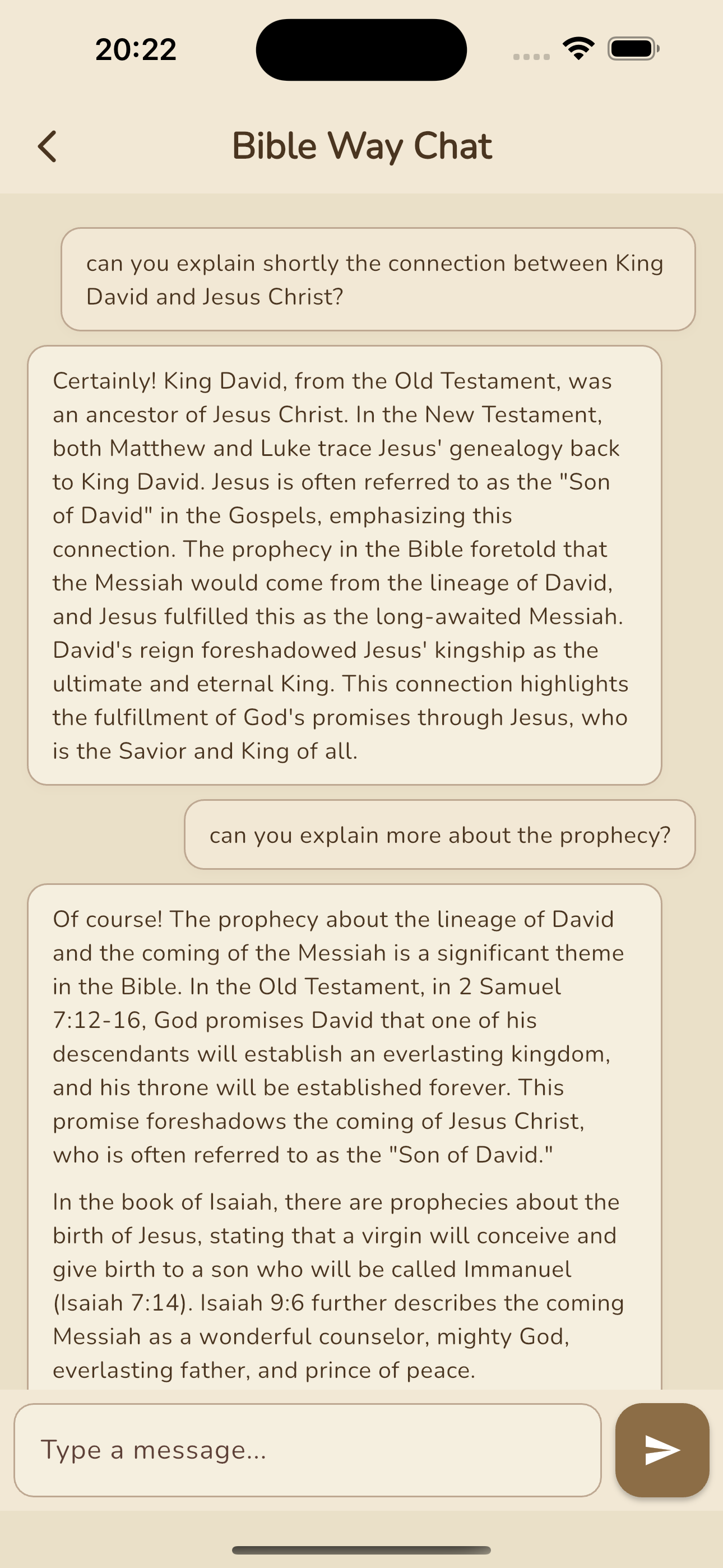 Bible Way Chat - Connect with Believers Worldwide - Bible Way App Feature